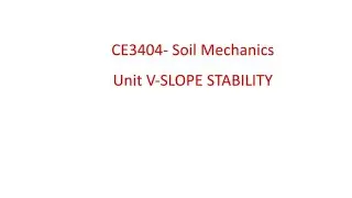 Slope Stability|Soil Mechanics 
