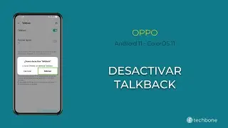 Desactivar TalkBack - Oppo [Android 11 - ColorOS 11]