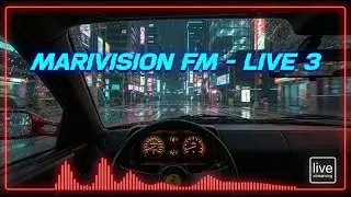⚡️ CYBERSPACE: 24/7 Cyberpunk Radio | Dark Drone & Synth for Coding, Study, Deep Work