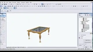 How to make 3D Profile on  Archicad Using Profiler  -  Table Design