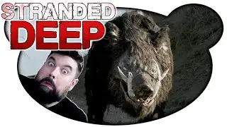 Wir jagen.. werden gejagt vom Riesenschwein - #06 Stranded Deep (Facecam Gameplay Deutsch)