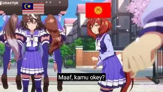 kitasan black malaysia is so strong | umamusume country | anime girl | capcut | edit 