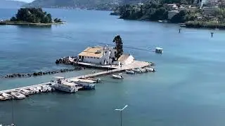 Corfu , Greece -  Vlacherna Monastery