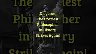 Diogenes, The Craziest Philosopher in History Strikes Again! #stoicism #marcusaurelius #shorts