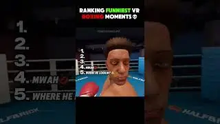 Ranking Funniest VR Moments😂 #Funny #boxing #shorts #vr