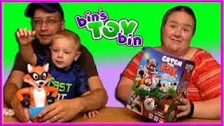 TEAGAN WANTS TO PLAY CATCH THE FOX! | Bin's Toy Bin