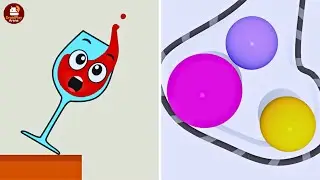Spill It V's Rope And Balls |  Mobile Puzzle Challenge | Droid Play Arena | #349