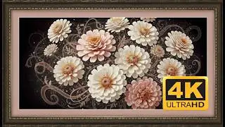 4K Tablo Suskun Yankı | 1 Saat | Tablo Ekran | Çerçeve TV | The Art Corner