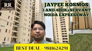 JAYPEE KOSMOS I NOIDA EXPRESSWAY I 4BHK+SERVANT -2100SQFT I @ 1:50 CRORE I 9811624291
