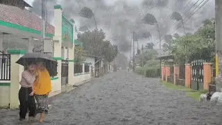 SCARY! BEAUTIFUL ASIAN PARADISE VILLAGE WALKS THROUGH THE BIGGEST STORM EVER