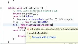 Android Application Development Tutorial   99   Writing Data to File Output Stream   YouTube