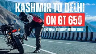 Kashmir to Delhi on GT 650 | 300 KM Done 700 KM Still Calling 🔥#vlogs #travel #kashmir 