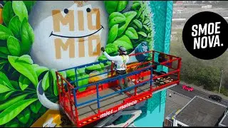 I painted this huge MURAL alone.
