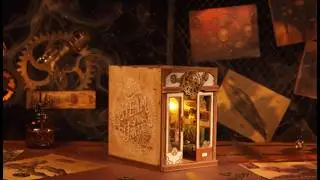 Vintage charm meets magical scenery - Tonecheer Steam Fantasy Infinity Train Cabin 3D DIY Book Nook