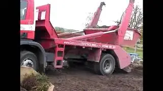 lifting mini skip lorry
