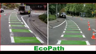 TILCO EcoPath Bike Lane & Crosswalk Installation
