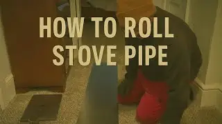 How to Roll Hot Tent Stove Pipe (One Person)