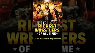 &ldquo;Who&rsquo;s #1? 💰 Top 10 Richest Wrestlers!&rdquo; | #wrestling #hulkhogan #tripleh #dwaynejohnson #sports