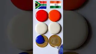 🇮🇳🇿🇦| water drops art| flag art| #shorts #drawing #painting #art #india