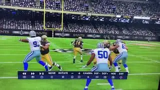 Madden21&ndash;HB Lead Toss 9 seconds before halftime with no time outs.