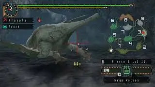 MHFU Part 67 Hunt The Khezu Swamp Monster Hunter Freedom Unite Longplay
