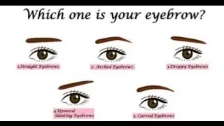 What your eyebrows shape say about you