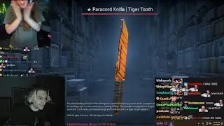 xQc Reacts to his Girlfriend Pulling a Knife in CS