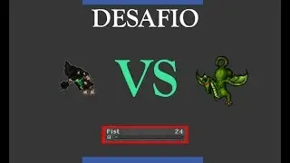 Matando Dragon no Fist Fighting - Tibia Gameplay