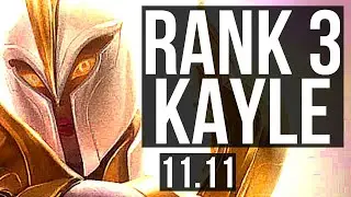 KAYLE vs CORKI (MID) | Rank 3 Kayle, 2.9M mastery, 15/4/12, Godlike | EUW Challenger | v11.11