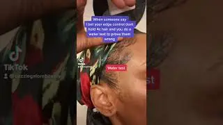 I tried The best edge control for 4c hair hmmmm did it work??? #shorts #edgecontrol #naturalhair