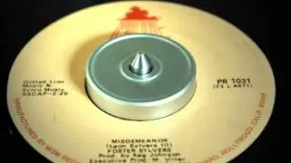 Foster Sylvers - Misdemeanor