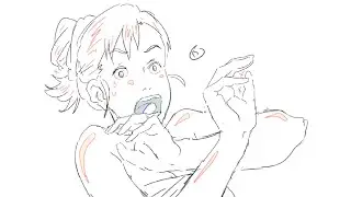 Lets Practice animation Sakuga figure (practice) - Clip studio pain 05.01.25