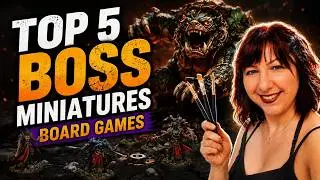 Top 5 Epic Boss Fight Board Games with Miniatures | Painting & Gameplay Talk #lotusthalia #top5