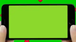 landscape phone frame greenscreen chromakey