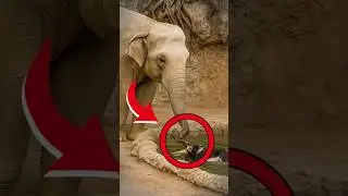 Elephants Saves Drowning Deer - Heartwarming Rescue!