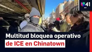 Bloquean operativo de ICE en Canal Street y NYPD interviene con detenciones