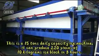 Large Capacity Block Ice Machine#icefactory #blockicemachine #blockice