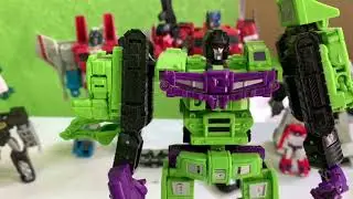 As&iacute; se transforman los CONSTRUCTICONS en DEVASTATOR, TRANSFORMERS G1 HASBRO
