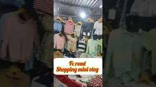 Fc road Pune shopping #minivlog #shopping #fcroadpune #streetshopping #youtubeshorts #shorts #viral