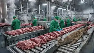 Inside the Deer Meat Processing Factory | How African Deer Are Processed into Meat...