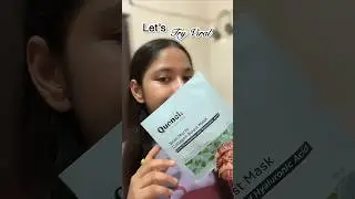 Trying Viral Korean Overnight Collagen Sheet Mask ✨😍 #viral #skincare #youtubeshorts #korean
