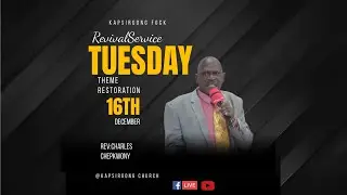 TUESDAY REVIVAL SERVICE || 16 th DECEMBER