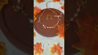 🏵️🌸Onam Collections 🏵️🌸      🪷🪷Lotus necklace set🪷🪷.      ✨DM for orders ....Be with ChaKra
