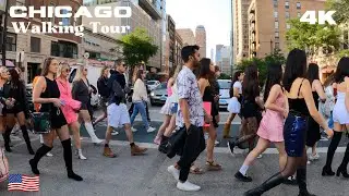 [4K] CHICAGO, ILLINIOS 🇺🇸 - ROOSEVELT ROAD, WALKING TOUR - SPRING 2023.