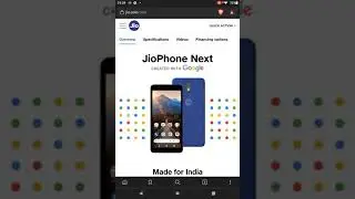 Jio phone Next OFFICIAL WEBSITE LIVE 🔥 | Specifications & Other Details | Register Interest Option