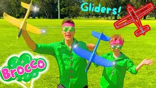 Brocco and Hendo Learn How Gliders Fly at the Park! | Educational Videos for Kids and Toddlers