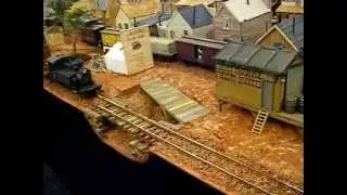 G SCALE BROKE BRICK MOUNTAIN RAILROAD LAYOUT @ BRIGHTON MODELWORLD 2013