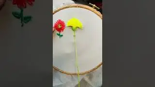 2 FLOWER EASY EMBROIDERY LIFE HACK