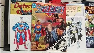 EP 1058 The Superheroes Monthly, British Comics from Egmont Publishing, 1980, With Bats & Supes.