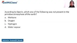 Oparins Primitive Earth Atmosphere Mystery KCET 12th Biology Evolution